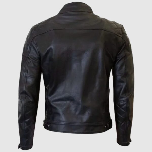 CAMBRIAN JACKET black biker leather jacket