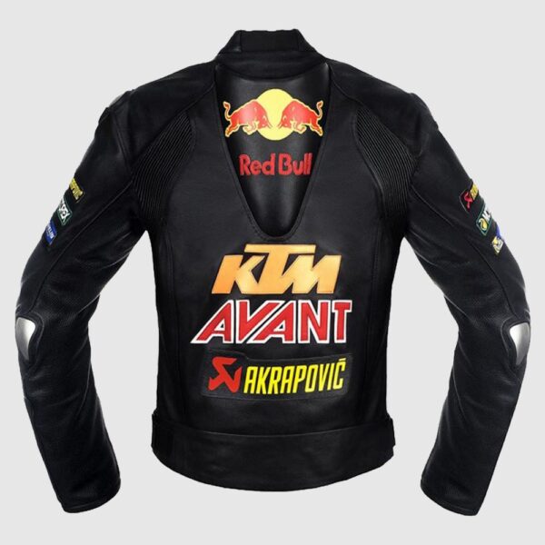 Men KTM Red Bull Motorcycle Racing Leather Jacket