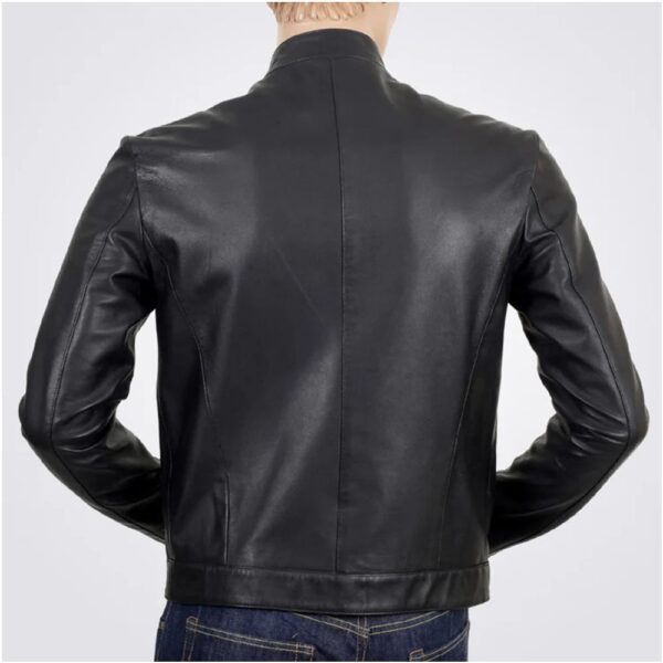 Cowhide Leather Studded Jacket